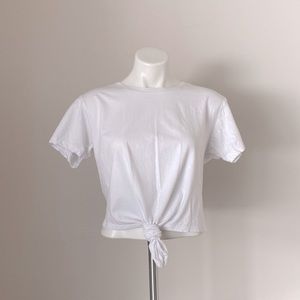 White Crop Top / White T-Shirt